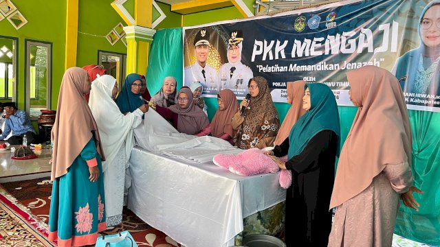 PKK Lutim Bentuk Kader Terampil Memandikan Jenazah, Siap Bantu Warga yang Berduka