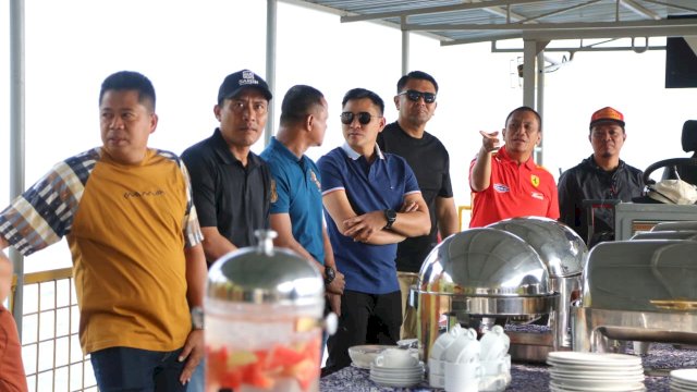 Kunker di Nuha, Bupati Ibas Tinjau Lapangan Benteng hingga Nikmati Jernihnya Danau Matano Bersama Kapolres