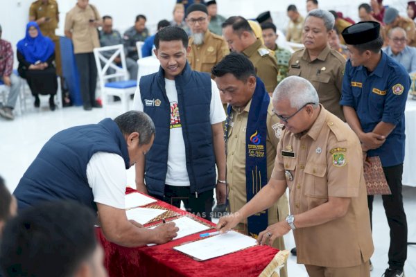 Karang Taruna se-Sidrap Dikukuhkan, Komitmen Perkuat Gerakan Sosial Kemasyarakatan