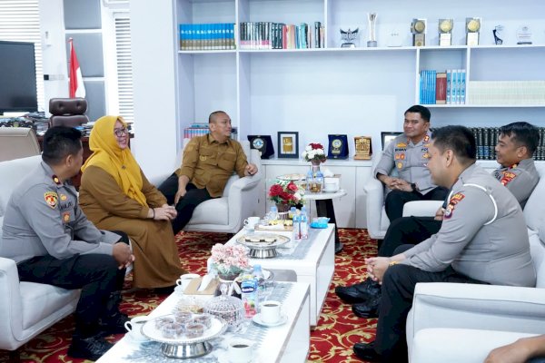 Bupati Ibas Terima Silaturahmi Perdana Kapolres Lutim, Bahas Sejumlah Isu Daerah
