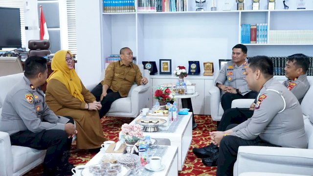 Bupati Ibas Terima Silaturahmi Perdana Kapolres Lutim, Bahas Sejumlah Isu Daerah