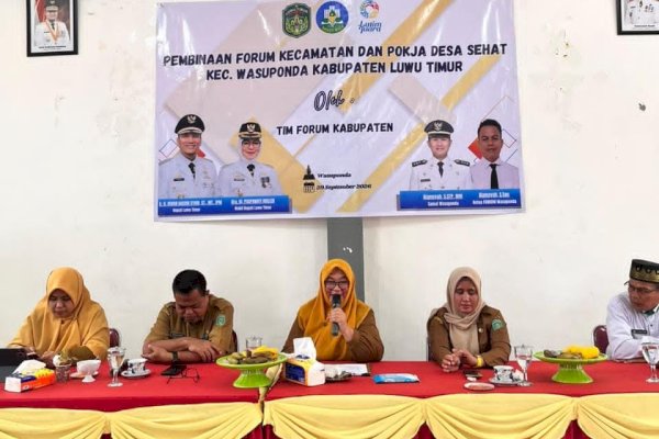 Wujudkan Lingkungan Sehat, Wabup Lutim Tekankan Kolaborasi Lintas Sektor