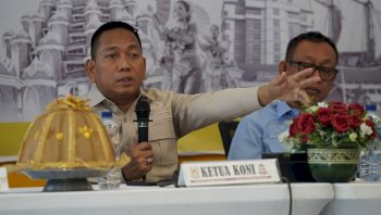 KONI Makassar Siapkan Launching-Pelepasan Atlet, Ismail Pimpin Langsung Rakor Bareng Pengurus dan Korcam