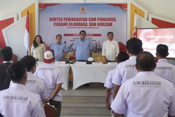 KONI Makassar Tekankan Sinergi Cabor dan Korcam untuk Prestasi Atlet