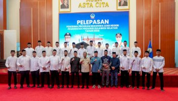 Gubernur Sulsel Lepas 28 Penerima Beasiswa Luar Negeri 2026