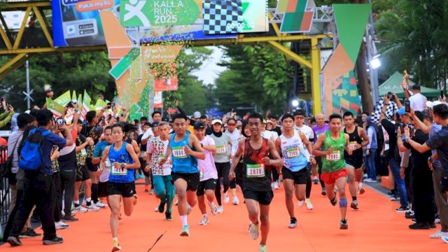 Pelaksanaan Kalla Run 2025 yang diikuti oleh 3.000 pelari.
