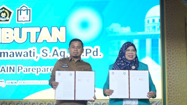 Perkuat Ekosistem Pendidikan, Pemkot dan IAIN Parepare Resmi Tekan MoU Kerjasama