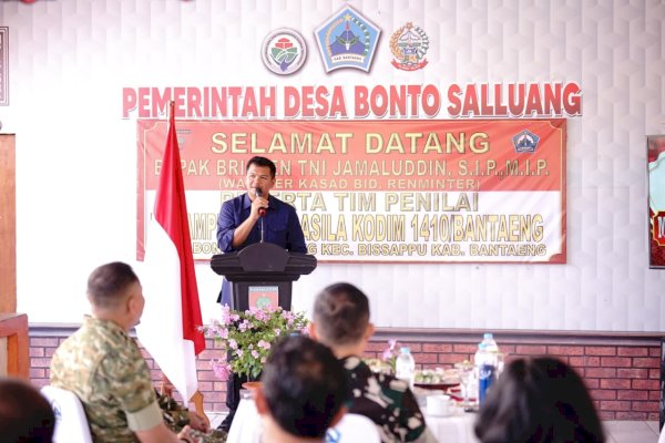 Bonto Salluang Jadi Kampung Pancasila 2026, Bupati Bantaeng Apresiasi Sinergi TNI dan Pemerintah