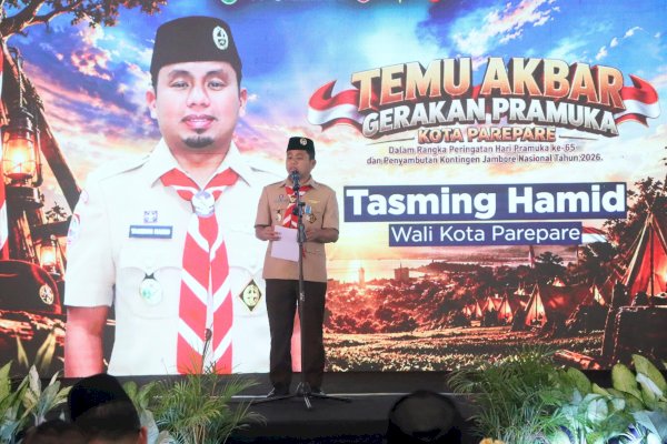 Tasming Hamid Tegaskan Pramuka Punya Kontribusi Penting bagi Masyarakat dan Pembangunan Parepare