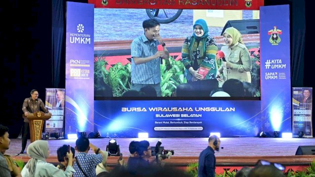 Hadiri Bursa Wirausaha Unggulan Sulsel, Aliyah Mustika Ilham Perkuat Dukungan bagi UMKM