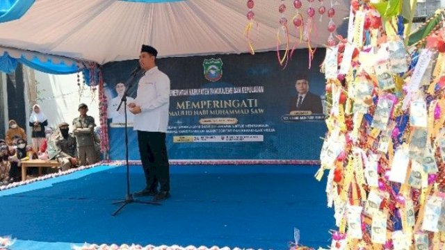 Bupati Yusran Lalogau Jadikan Maulid Nabi Momentum Perkuat Kebersamaan
