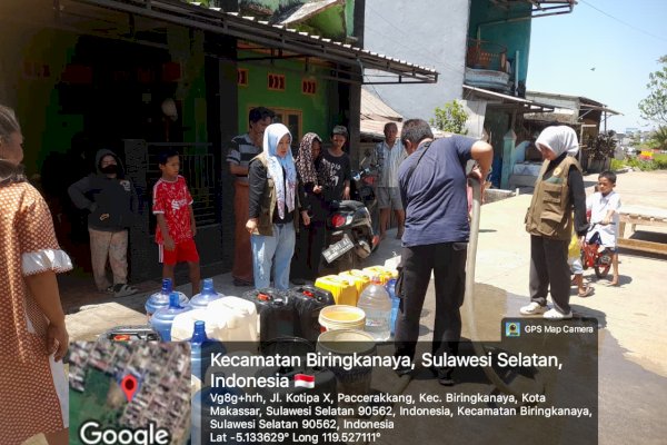 Pemprov Sulsel Salurkan Air Bersih ke Sejumlah Wilayah Terdampak Kekeringan di Makassar-Maros