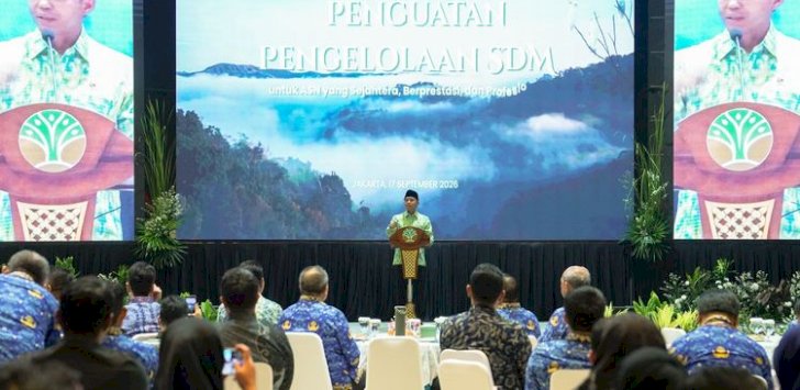 Perkuat Meritokrasi ASN Kemenhut, Menhut Raja Juli Antoni Dorong Evaluasi Kinerja Berbasis Realita Lapangan