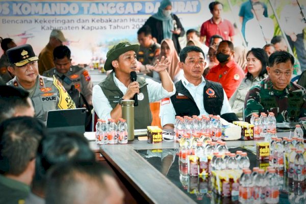 Menhut-Kepala BNPB Pantau OMC hingga Satgas Darat Karhutla Kalteng