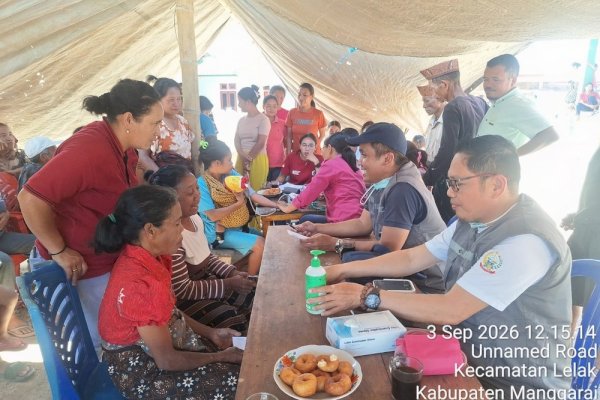 Tim Kesehatan Pemprov Sulsel Layani 315 Pasien Pascagempa di Manggarai