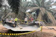 Geger! Serpihan Roket China Sepanjang 9 Meter Jatuh di Sampit, Dekat Permukiman Pekerja