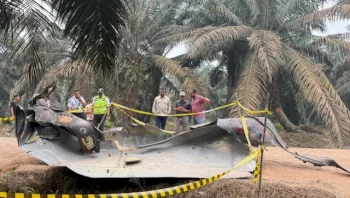 Geger! Serpihan Roket China Sepanjang 9 Meter Jatuh di Sampit, Dekat Permukiman Pekerja