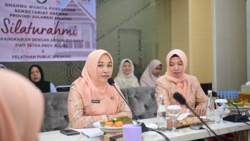 Ketua DWP Sulsel Andi Hikmawati Tekankan Kolaborasi dan Kekompakan