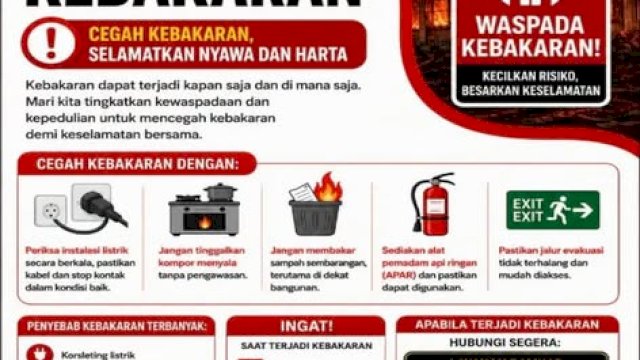 Cegah Kebakaran, Pemkot Parepare Imbau Warga Siaga dan Laporkan Keadaan Darurat