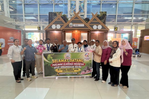 Pemprov Sulsel Jemput Atlet Peraih Medali Asian Games Aichi-Nagoya 2026