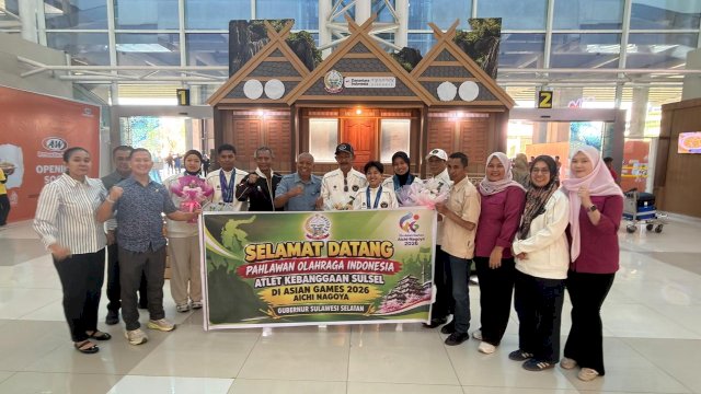Pemprov Sulsel Jemput Atlet Peraih Medali Asian Games Aichi-Nagoya 2026
