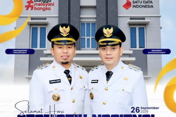 Pemkot Parepare Ucapkan Selamat Hari Statistik Nasional 2026