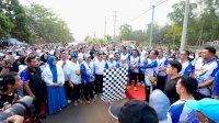 Tutup Rangkaian Harkopnas, Gubernur Andi Sudirman Lepas Ribuan Peserta Jalan Sehat Anti Mager di Sorowako
