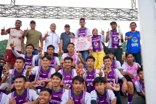 Bawalipu Back to Back Juara, Bupati Irwan Apresiasi Sportivitas Turnamen Wotu