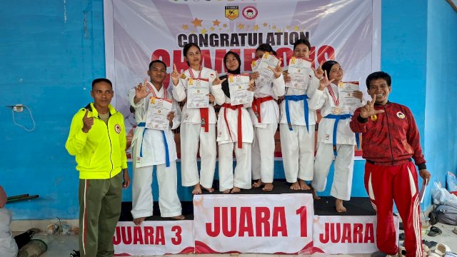 Karateka Muda Luwu Timur Unjuk Gigi, INKAI Raih 8 Emas di Kejurda