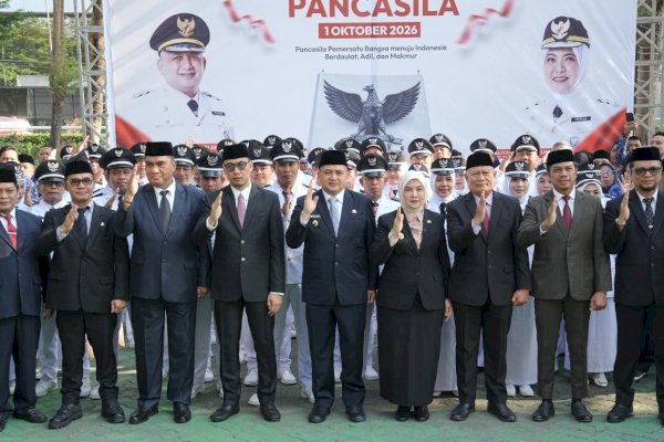Munafri-Aliyah Hadiri Upacara Hari Kesaktian Pancasila 2026