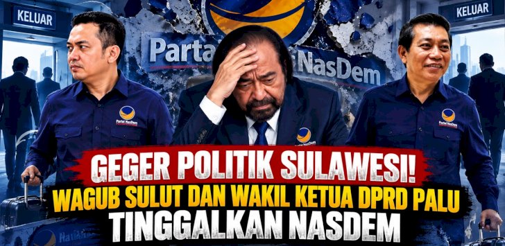 Geger Politik Sulawesi! Wsgub Sulut dan Wakil Ketua DPRD Palu Tingalkan NasDem &nbsp;