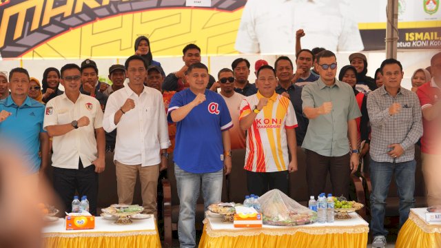 Launching Atlet Kota Makassar di Sekretariat KONI Makassar.