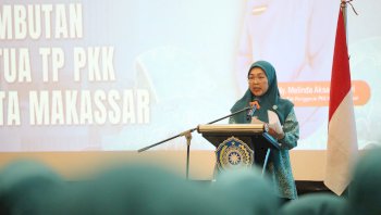 Melinda Aksa Lantik Pengurus Koperasi Konsumen Keluarga Sejahtera TP PKK Makassar