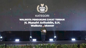 Wali Kota Munafri Sabet Grand Baznas Award 2026, Target Makassar Jadi Kota Filantropi Nasional