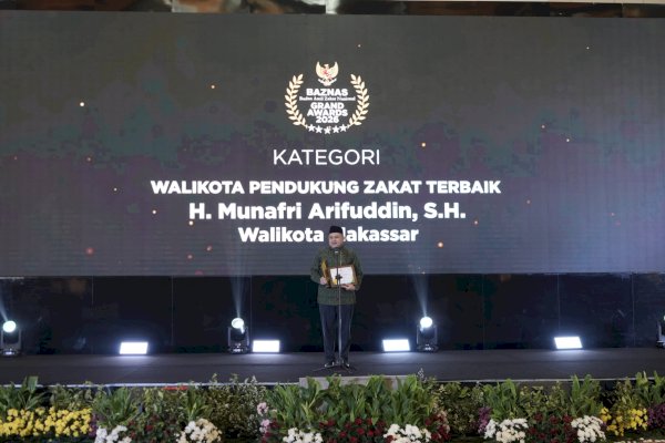 Wali Kota Munafri Sabet Grand Baznas Award 2026, Target Makassar Jadi Kota Filantropi Nasional