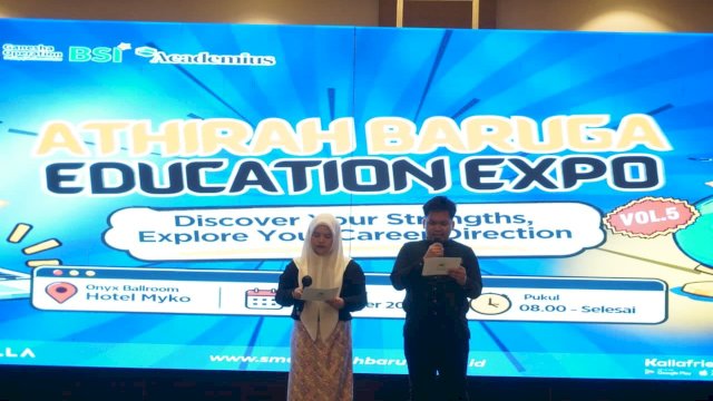 SMA Islam Athirah Bukit Baruga menggelar Athirah Baruga Education Expo (ABEE) Volume 5 di Onyx Ballroom, Myko Hotel, Kecamatan Panakkukang, Makassar.