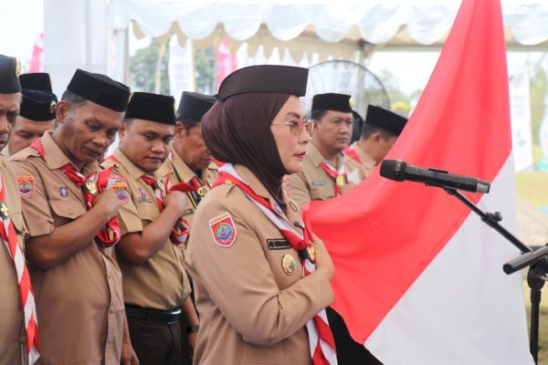 Ibas-Ani Nurbani Pimpin Pramuka Lutim, Pembinaan Generasi Muda Digenjot