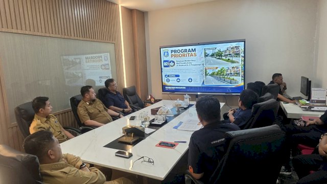 Direksi Parkir Makassar Temui Wali Kota Makassar Munafri Arifuddin.