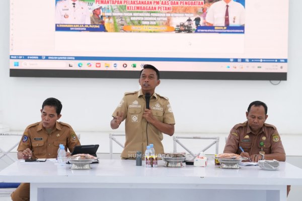 Bupati Sidrap Syaharuddin Alrif Tekankan Pentingnya Kolaborasi Pemerintah, Penyuluh, dan Petani