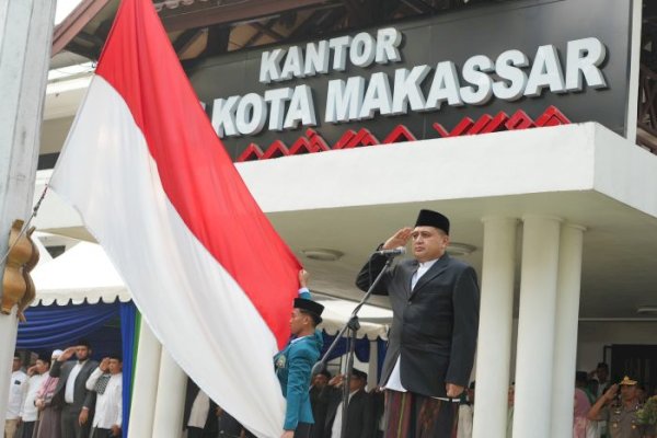 Pimpin Upacara HSN 2026, Wali Kota Munafri Tekankan Keseimbangan Akhlak dan Penguasaan Ilmu