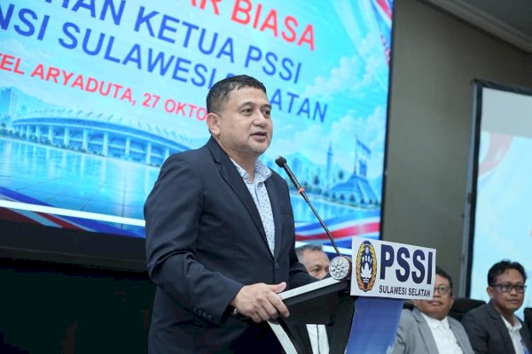 Resmi Pimpin Asprov PSSI Sulsel 2026–2030, Appi Siapkan Stadion dan Pembenahan Sepak Bola