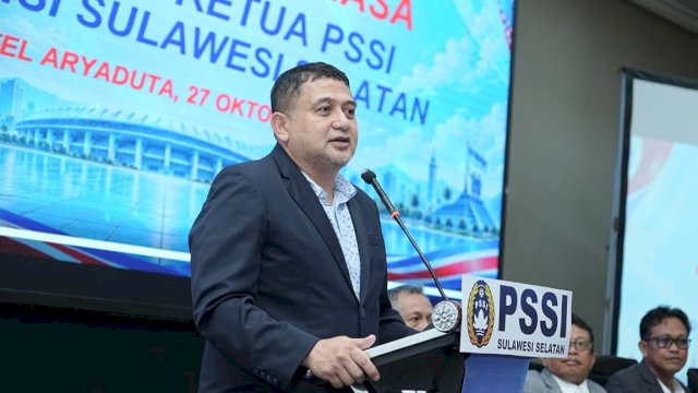 Munafri Arifuddin atau yang akrab disapa Appi resmi menahkodai Ketua Asosiasi Provinsi (Asprov) PSSI Sulawesi Selatan periode 2026&ndash;2030.