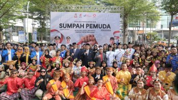 Hari Sumpah Pemuda ke-98, Munafri Rawat Kebersamaan dengan Pemuda Lintas OKP