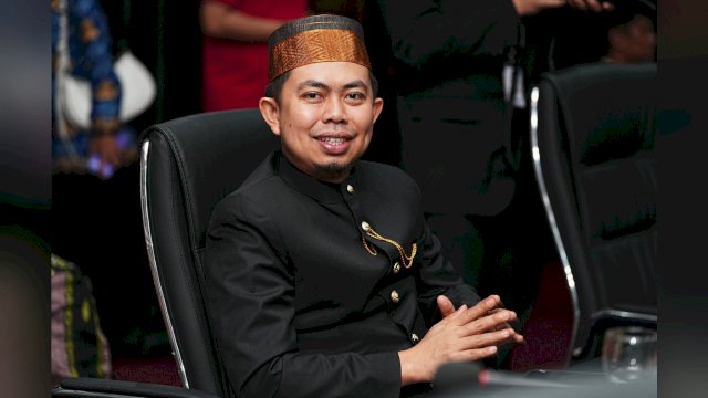 Anggota DPRD Sulsel, Heriwawan usai mengikuti rapat paripurna HUT ke-357 Sulsel.