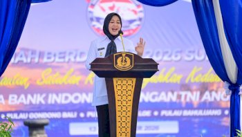 Wagub Sulsel Fatmawati Rusdi Lepas Ekspedisi Rupiah Berdaulat ke Lima Pulau
