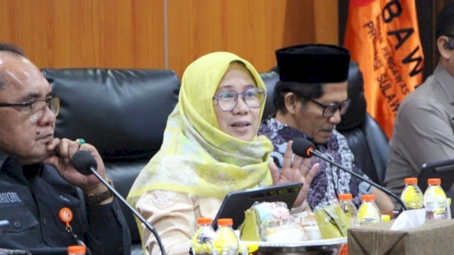 Ketua Bawaslu Sulsel, Mardiana Rusli.