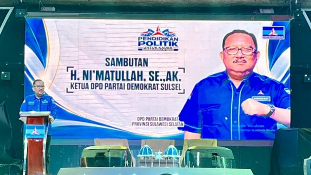 Ketua DPD Partai Demokrat Sulawesi Selatan Ni&rsquo;matullah Erbe.
