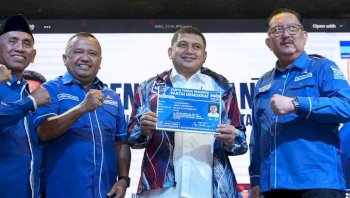 Resmi Jadi Kader Demokrat, Munafri Arifuddin Siap Bangun Kolaborasi Besarkan Partai