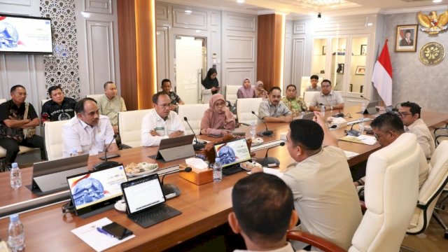 Bapemperda DPRD Sulsel bertemu dengan Wakil Menteri Pelindungan Pekerja Migran Indonesia Dzulfikar Ahmad Tawalla.