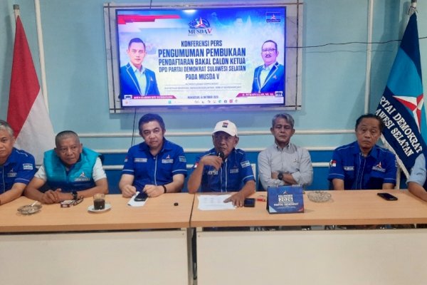 Jelang Musda V, Demokrat Sulsel Buka Pendaftaran Calon Ketua Mulai 15 hingga 21 Oktober